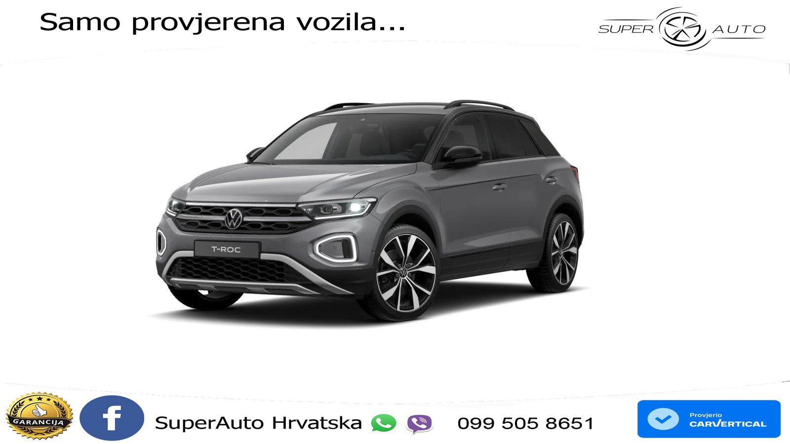 Volkswagen T-Roc 2.0 TDI (150 KS) DSG LED+GR SJED+ACC