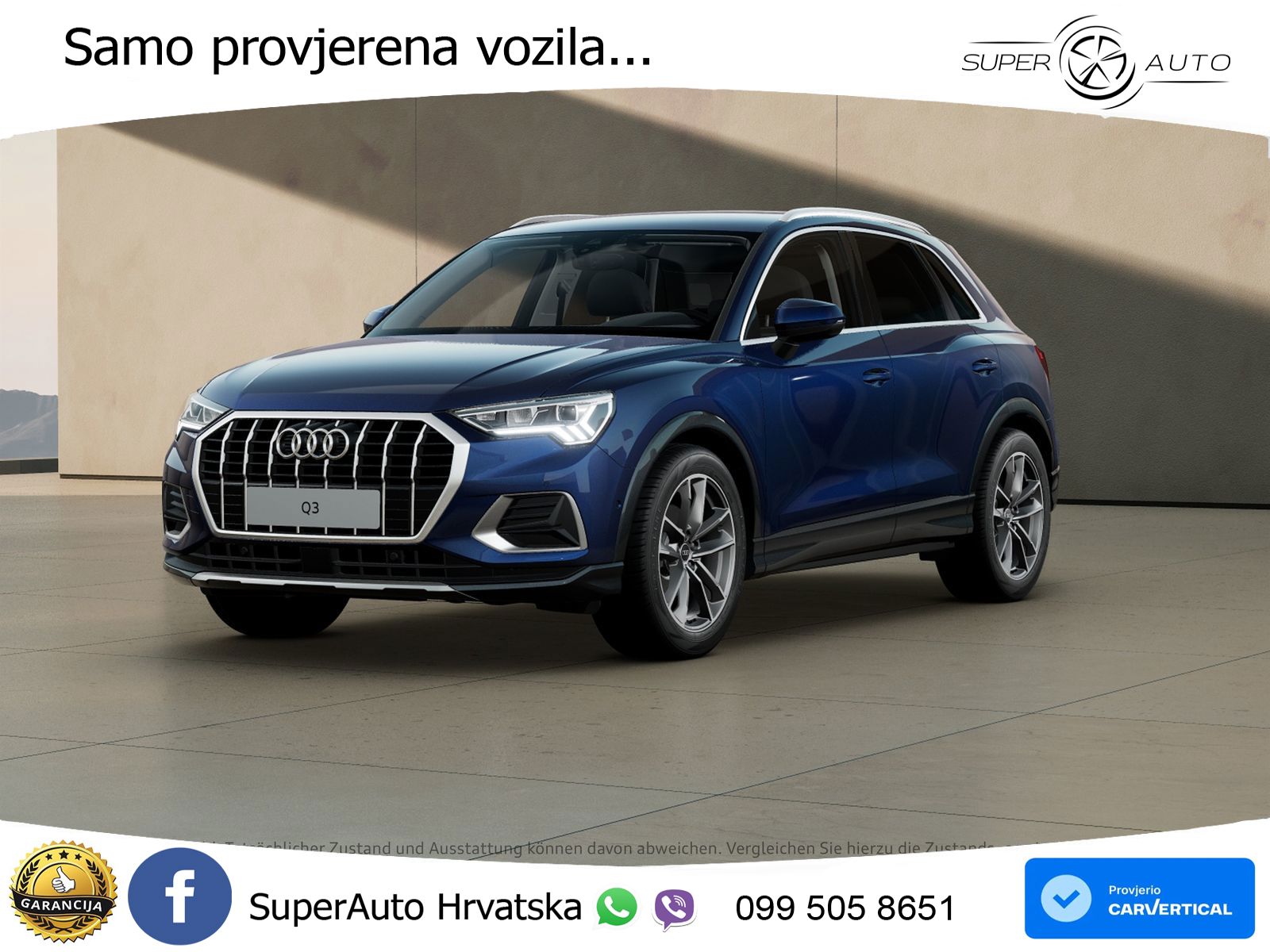 Audi Q3 1.5 TFSI (150 KS) S tronic advanced LED+GR SJED+ACC