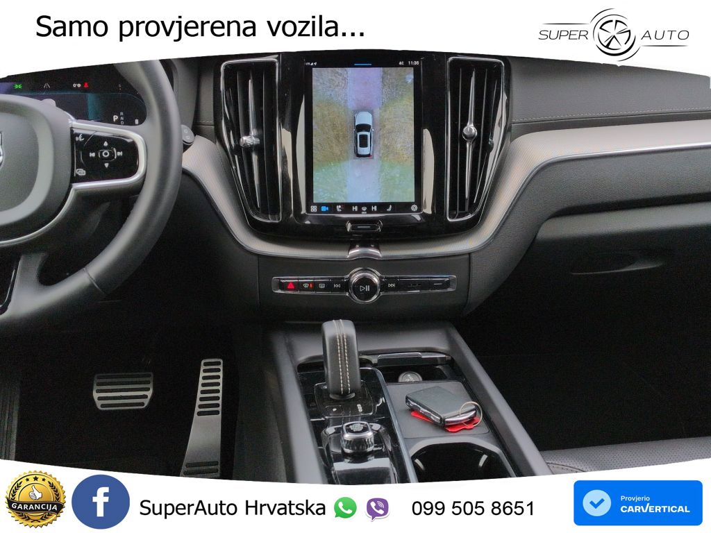 Volvo XC60 B5 Diesel AWD Geartronic ZRAČNI+ACC+GR SJED+KAM+PANO