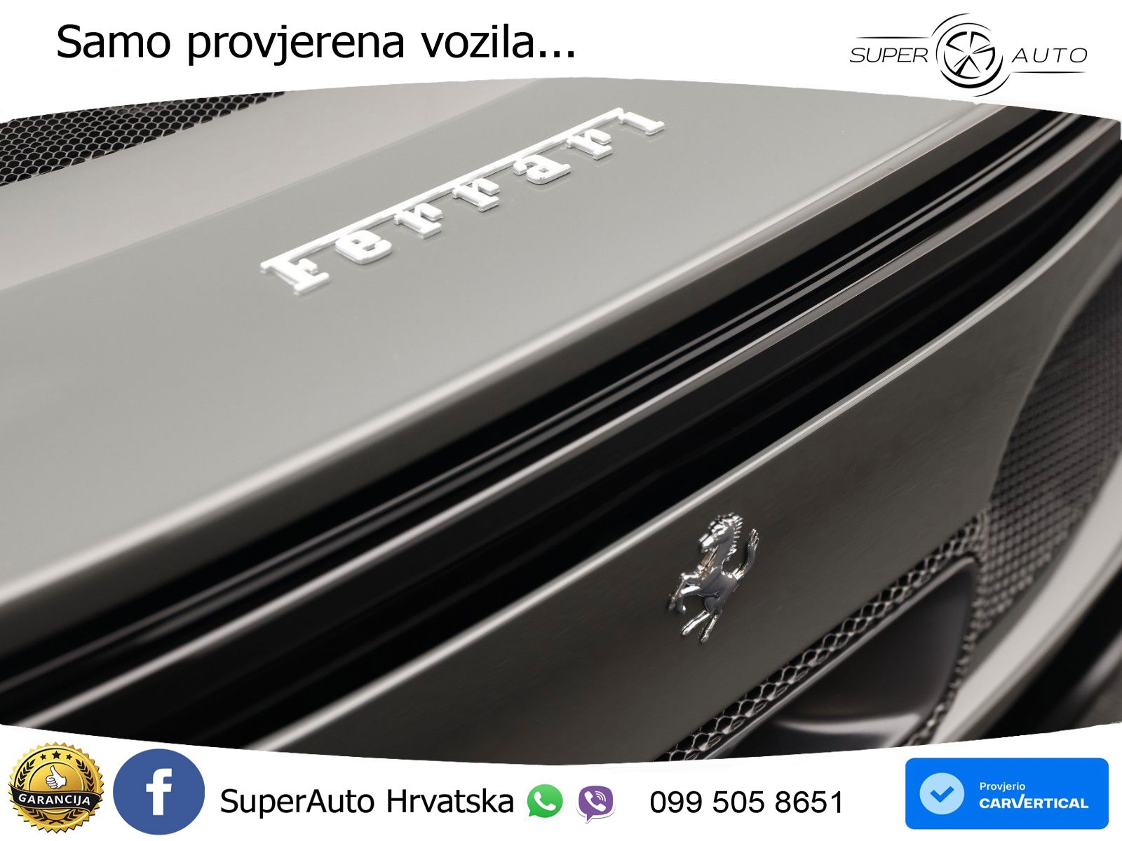 Ferrari 296 GTS 3.0 V6 (830 KS) F1 DCT LED+GR SJED+ACC