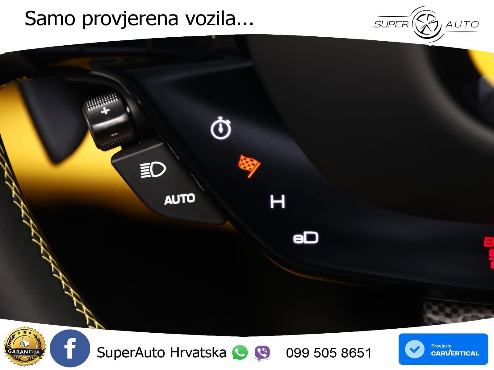 Ferrari 296 GTS 3.0 V6 (830 KS) F1 DCT LED+GR SJED+ACC
