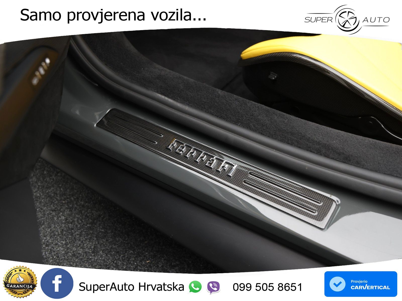 Ferrari 296 GTS 3.0 V6 (830 KS) F1 DCT LED+GR SJED+ACC