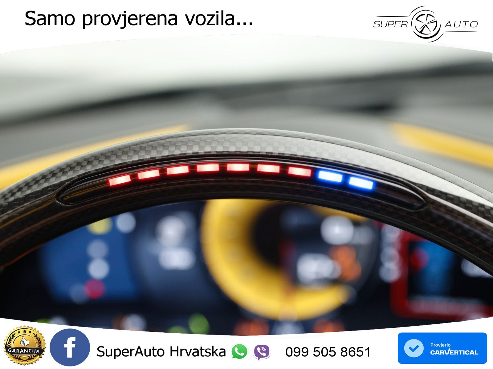 Ferrari 296 GTS 3.0 V6 (830 KS) F1 DCT LED+GR SJED+ACC