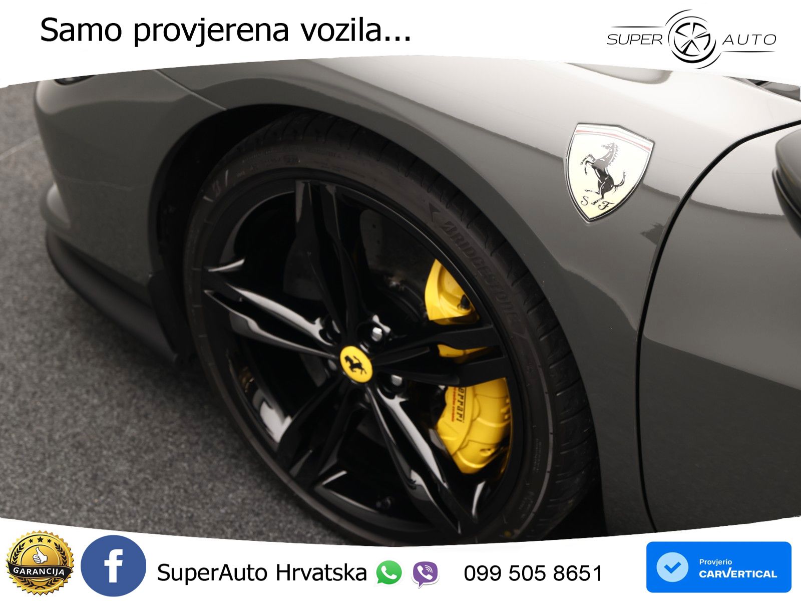 Ferrari 296 GTS 3.0 V6 (830 KS) F1 DCT LED+GR SJED+ACC