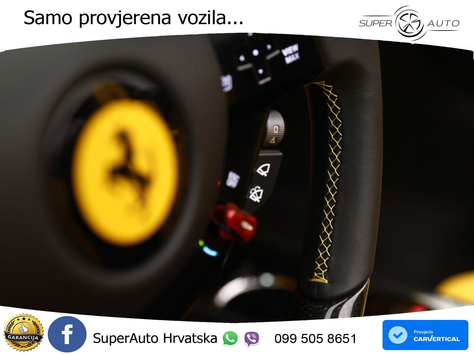 Ferrari 296 GTS 3.0 V6 (830 KS) F1 DCT LED+GR SJED+ACC