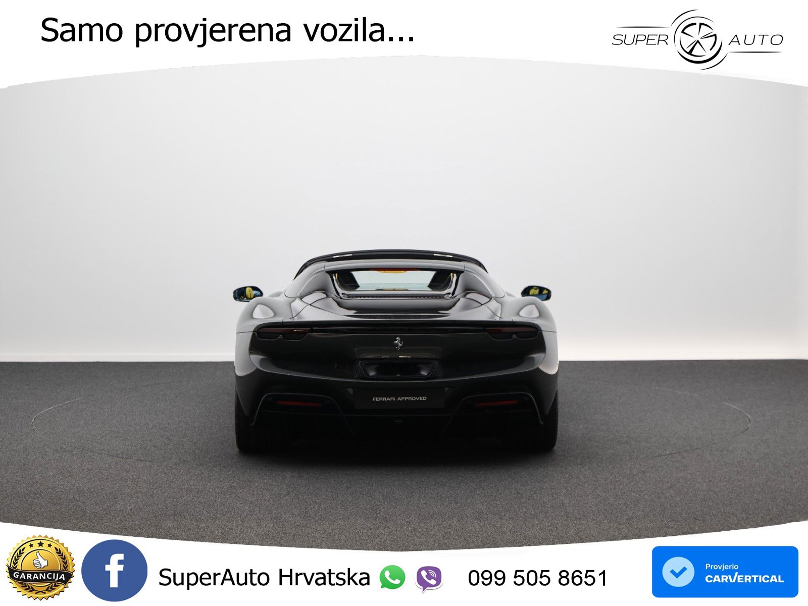Ferrari 296 GTS 3.0 V6 (830 KS) F1 DCT LED+GR SJED+ACC