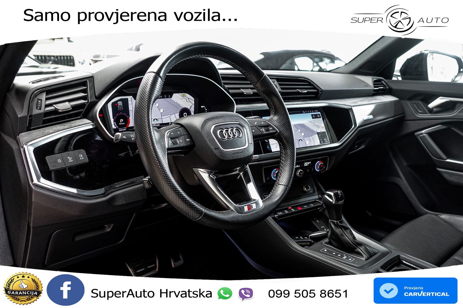 Audi Q3 45 TFSI (245 KS) quattro S tronic S line MATRIX+GR SJED+KAM
