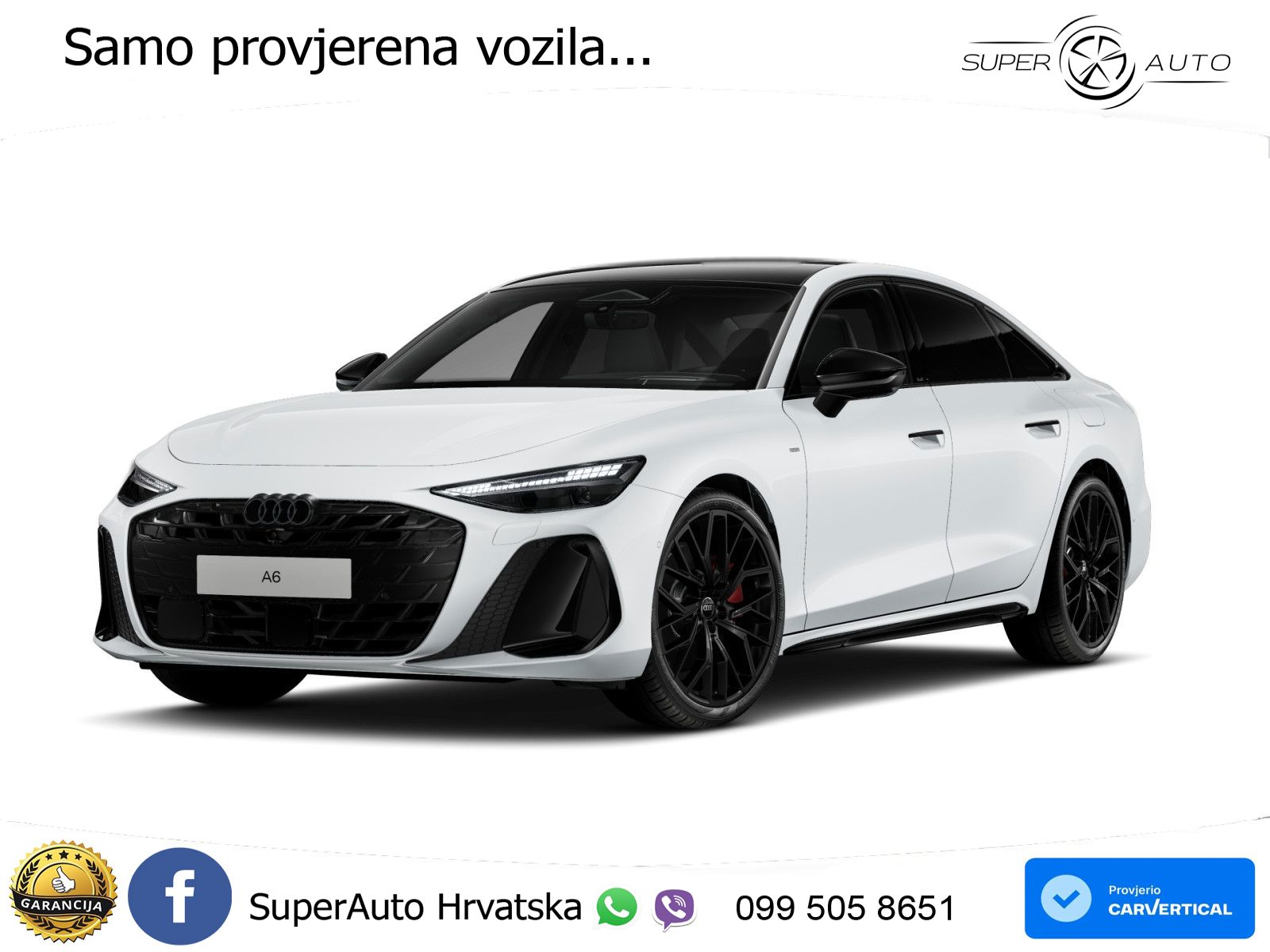 Audi A6 3.0 TFSI V6 (367 KS) quattro S tronic S line ZRAČNI+ACC+GR SJED+KAM+PANO