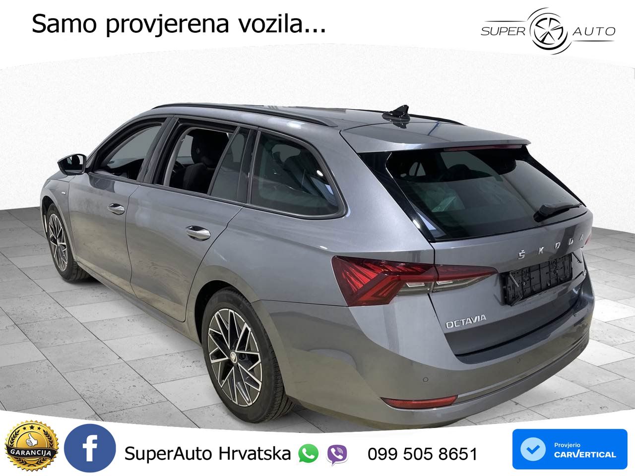 Škoda Octavia Combi 2.0 TDI (150 KS) 4x4 DSG LED+GR SJED+ACC