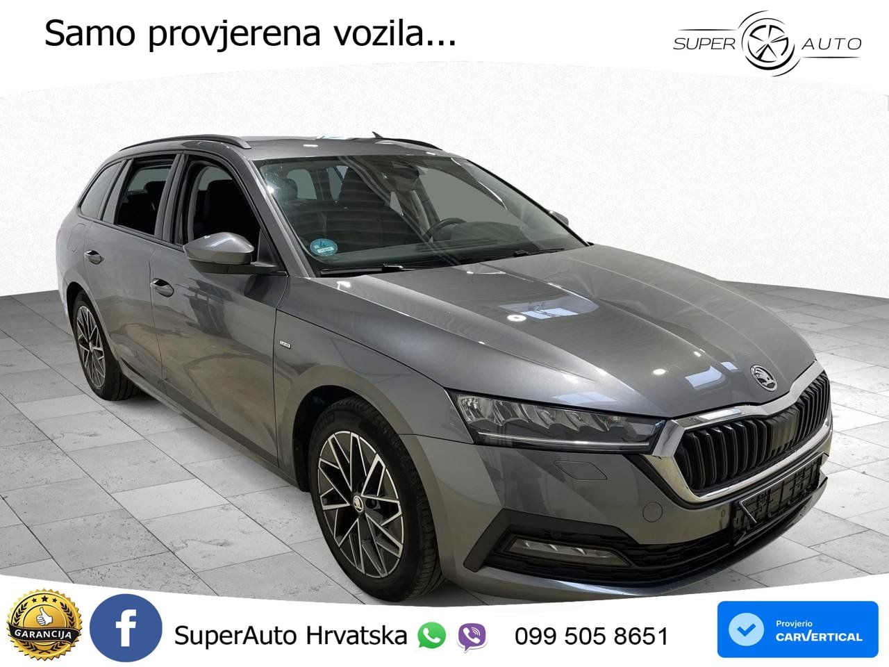 Škoda Octavia Combi 2.0 TDI (150 KS) 4x4 DSG LED+GR SJED+ACC