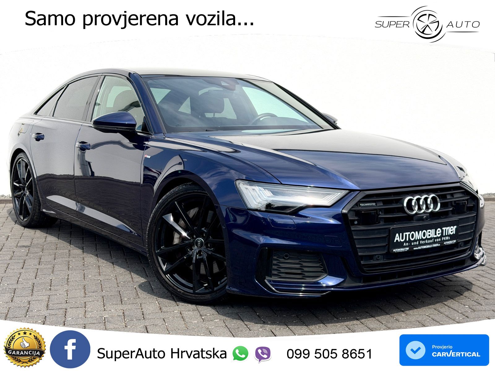 Audi A6 55 TFSI V6 (340 KS) quattro S tronic S line LED+GR SJED+ACC