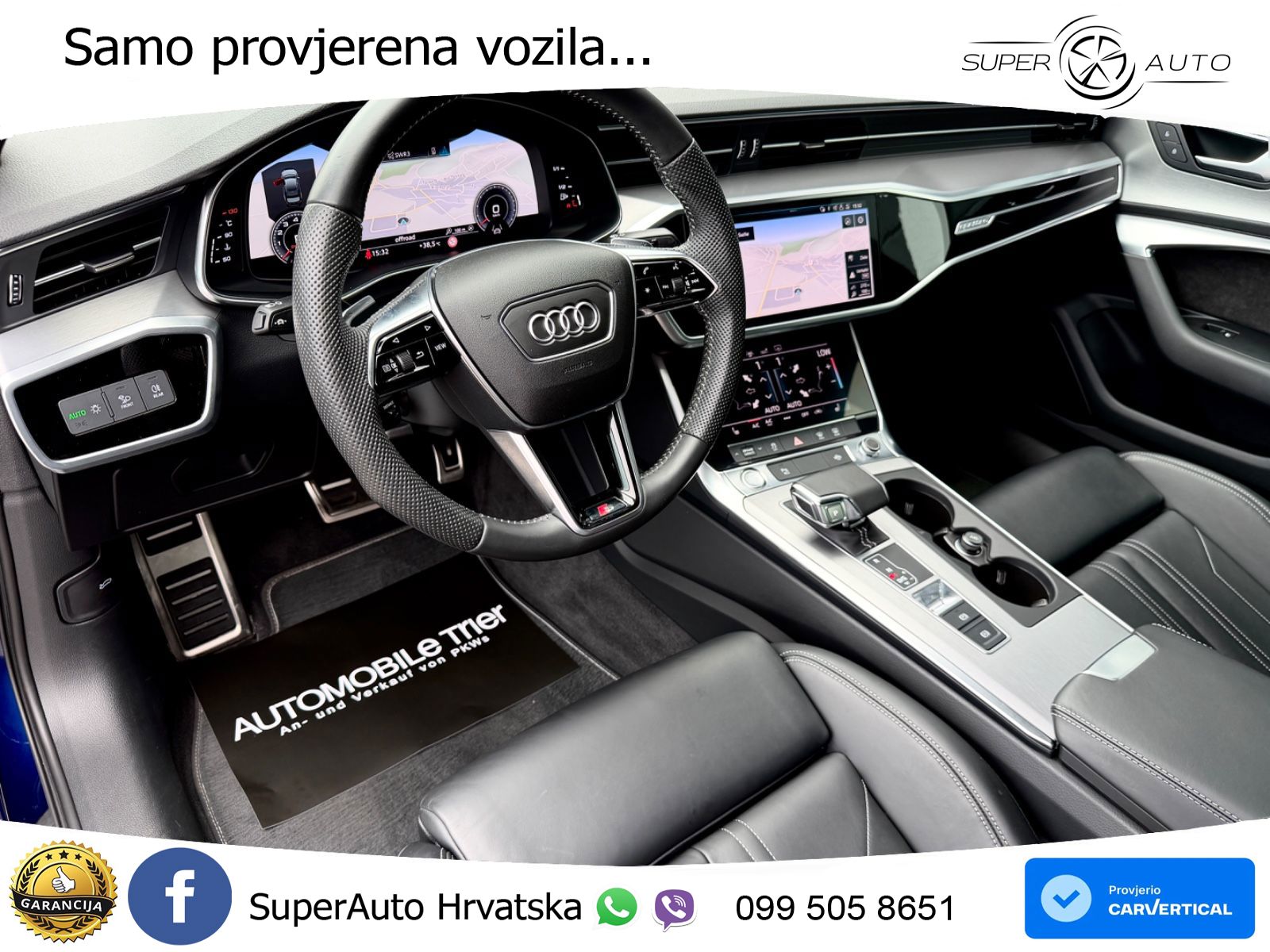 Audi A6 55 TFSI V6 (340 KS) quattro S tronic S line LED+GR SJED+ACC