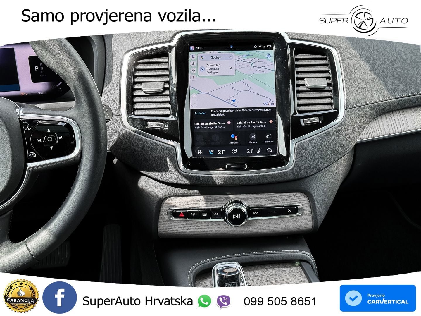 Volvo XC90 2.0 B5 Diesel AWD Automatic ACC+GR SJED+360+PANO