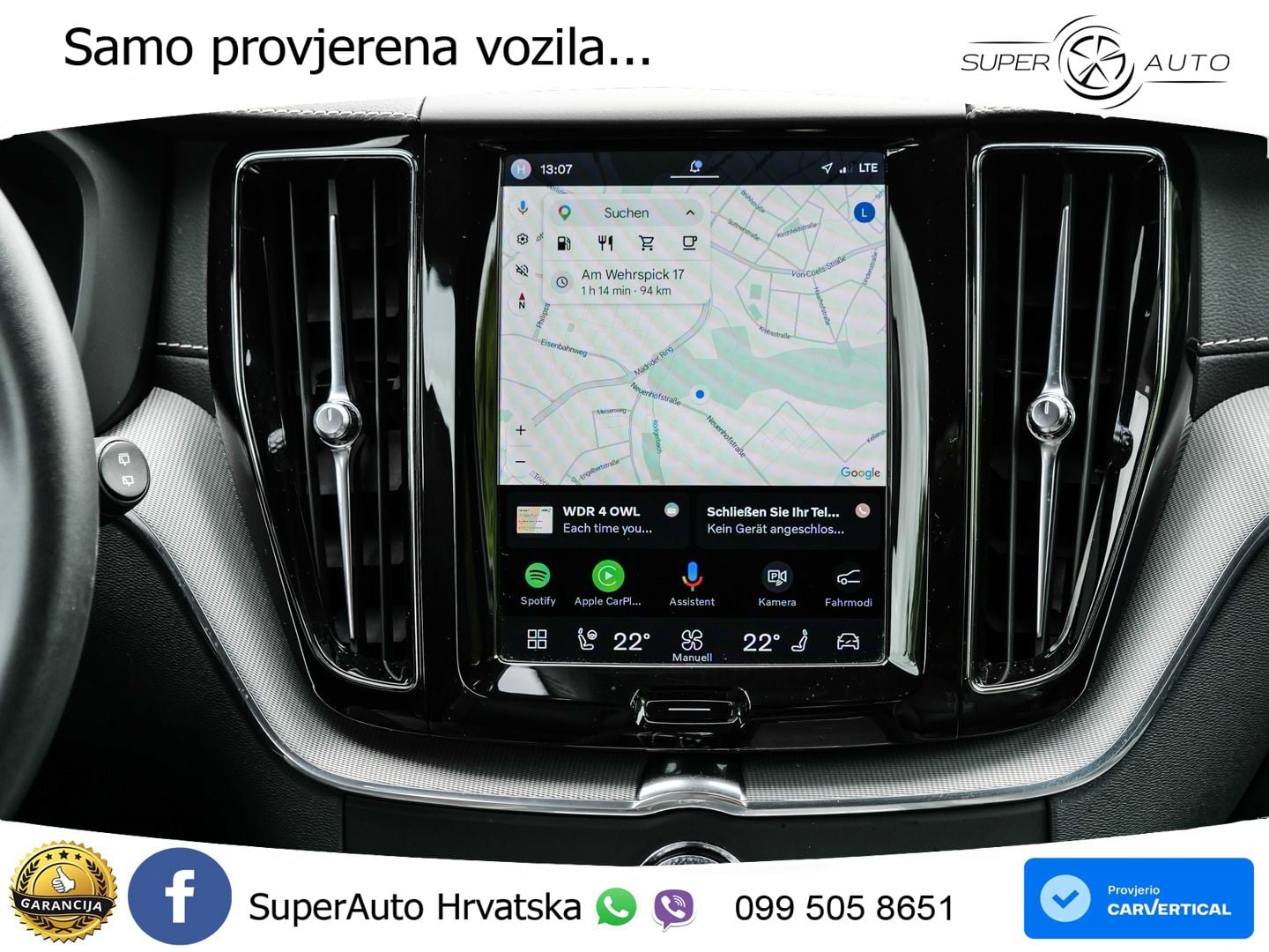 Volvo XC60 B4 Diesel FWD Geartronic LED+GR SJED+ACC