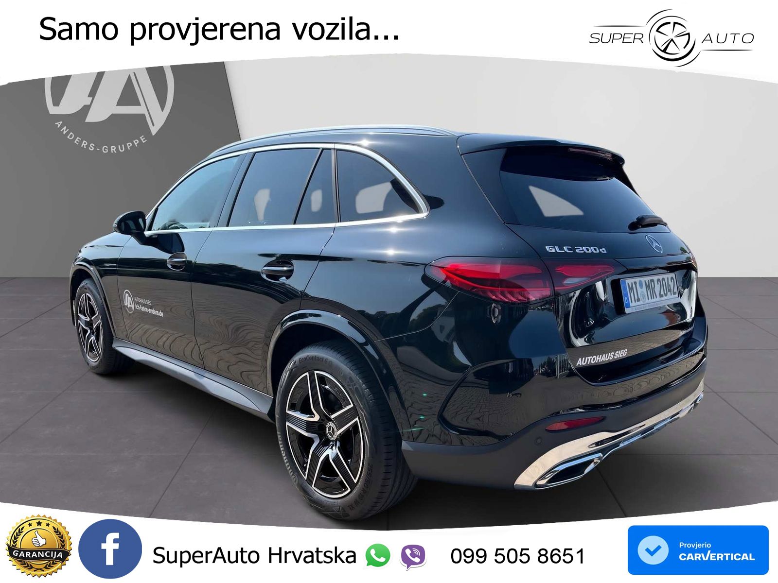 Mercedes GLC 200d (163 KS) 4MATIC 9G-TRONIC AMG LED+GR SJED+ACC