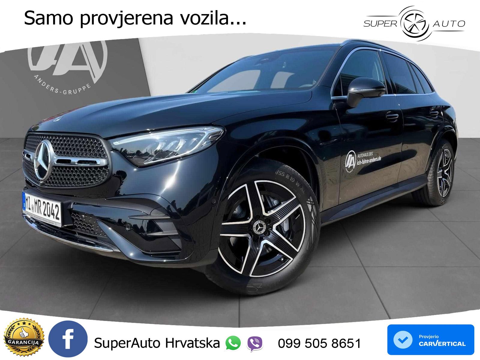 Mercedes GLC 200d (163 KS) 4MATIC 9G-TRONIC AMG LED+GR SJED+ACC