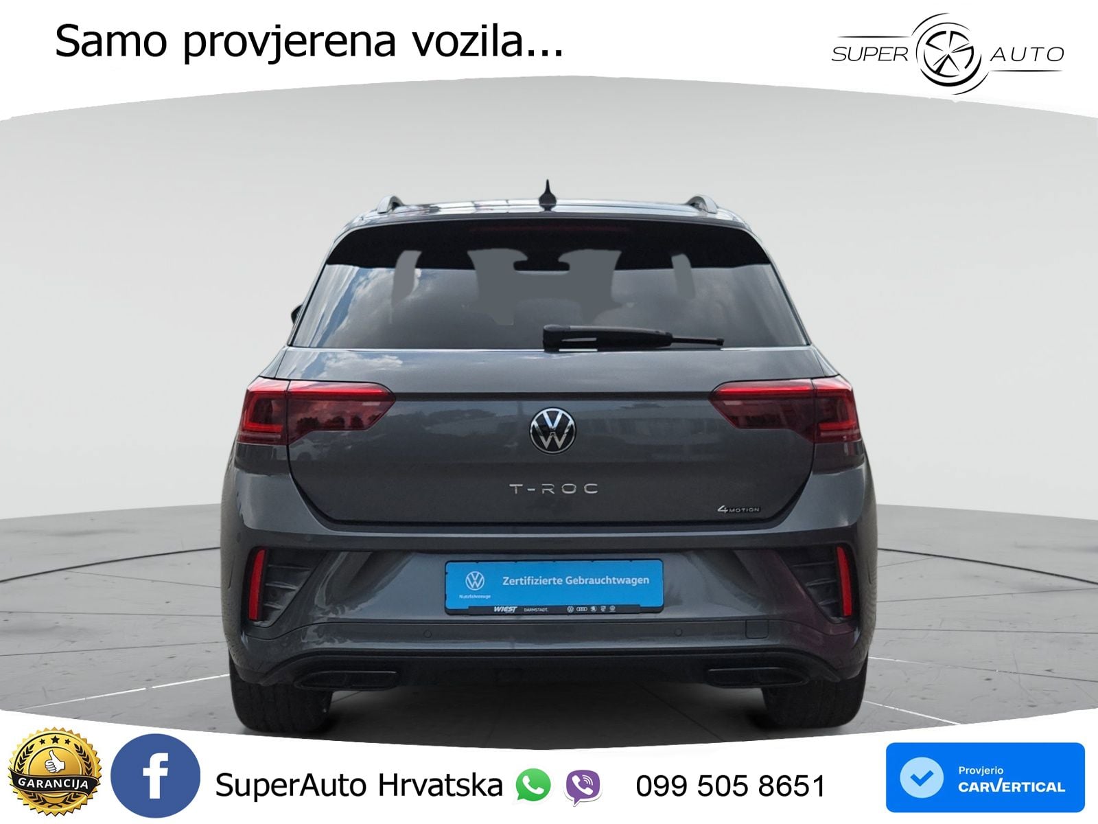 Volkswagen T-Roc I 2.0 TSI (190 KS) 4M DSG LED+ACC