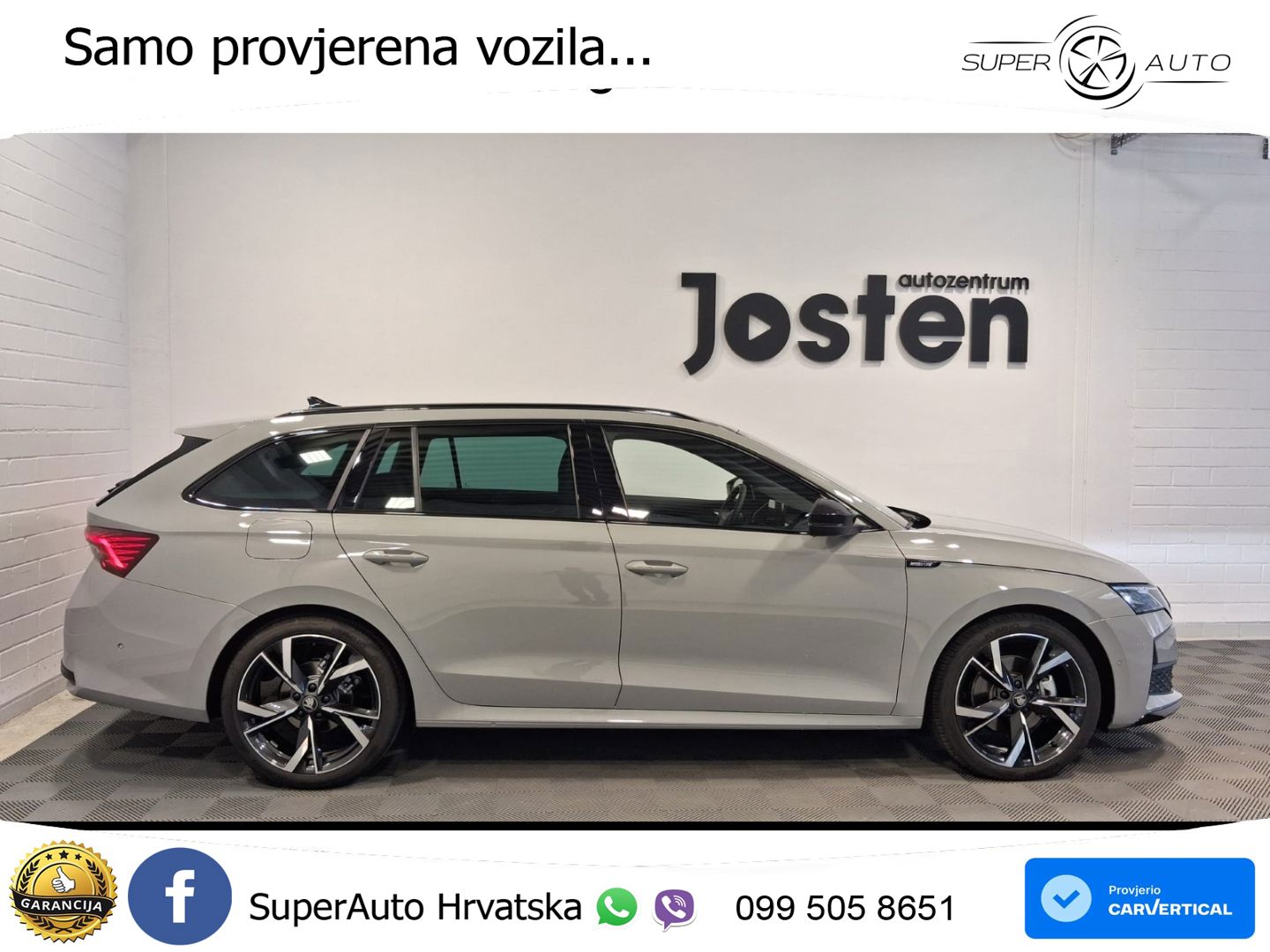 Škoda Octavia Combi 2.0 TDI (150 KS) DSG SportLine MATRIX+GR SJED+KAM