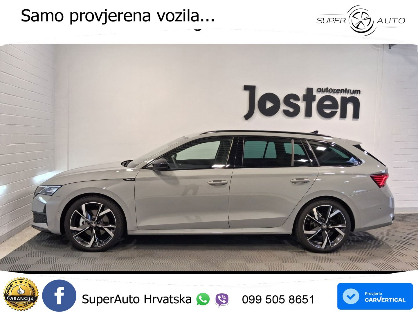 Škoda Octavia Combi 2.0 TDI (150 KS) DSG SportLine MATRIX+GR SJED+KAM