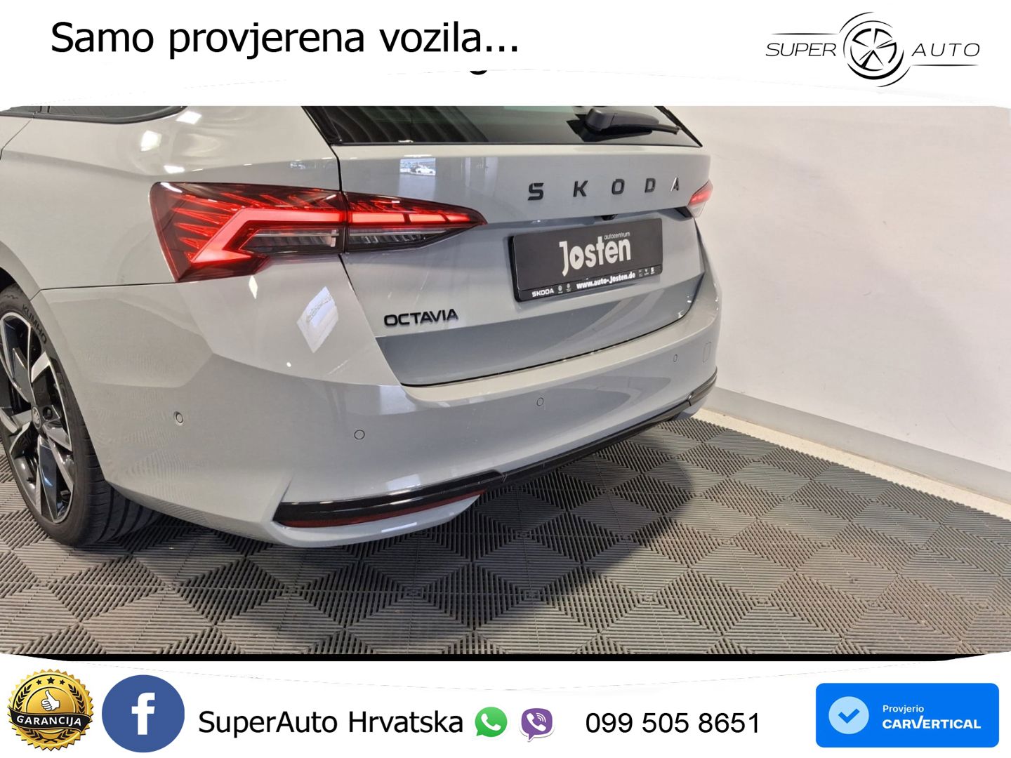Škoda Octavia Combi 2.0 TDI (150 KS) DSG SportLine MATRIX+GR SJED+KAM