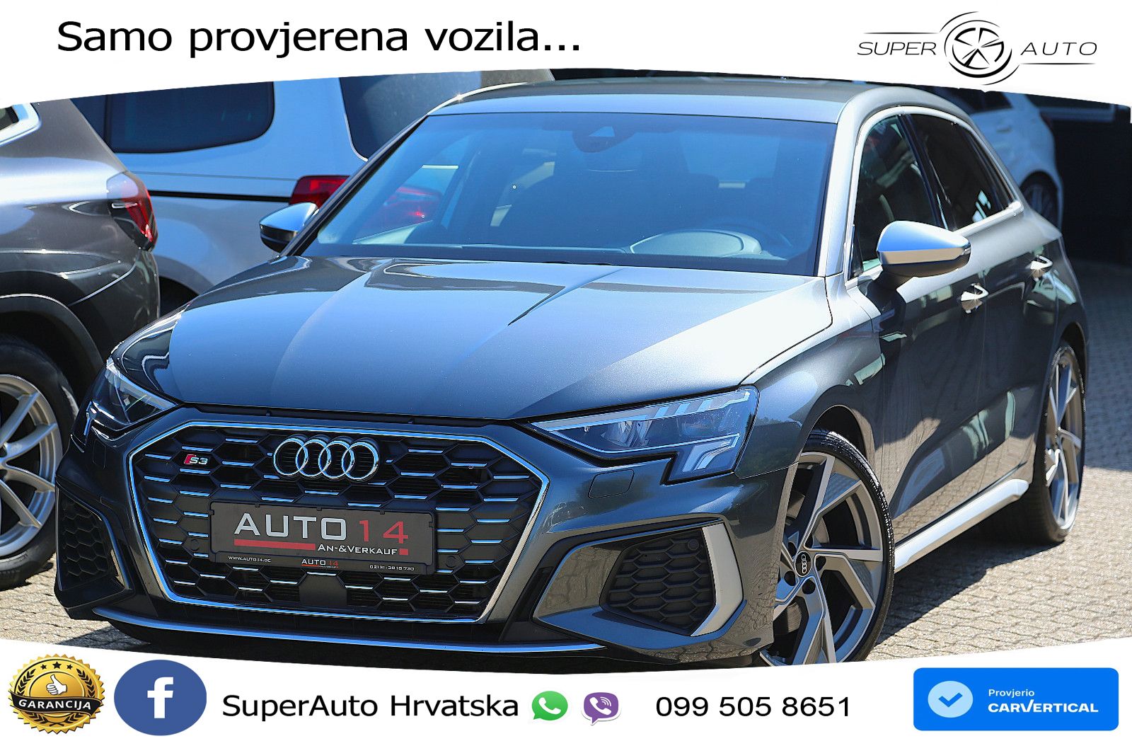 Audi S3 2.0 TFSI (310 KS) quattro S tronic LED+GR SJED+ACC