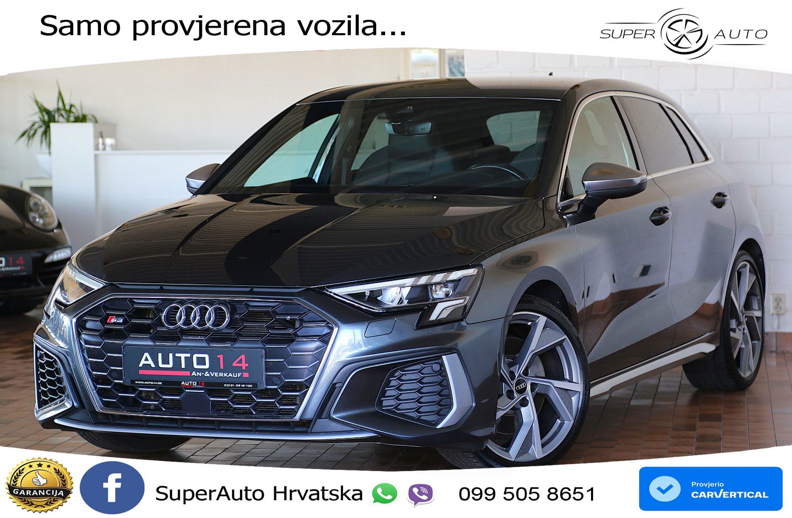 Audi S3 2.0 TFSI (310 KS) quattro S tronic LED+GR SJED+ACC