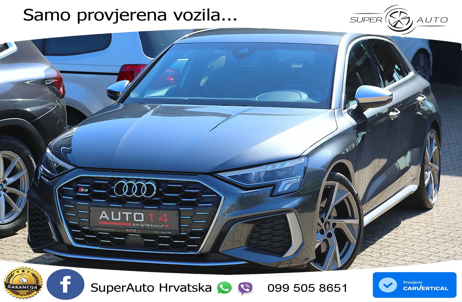 Audi S3 2.0 TFSI (310 KS) quattro S tronic LED+GR SJED+ACC