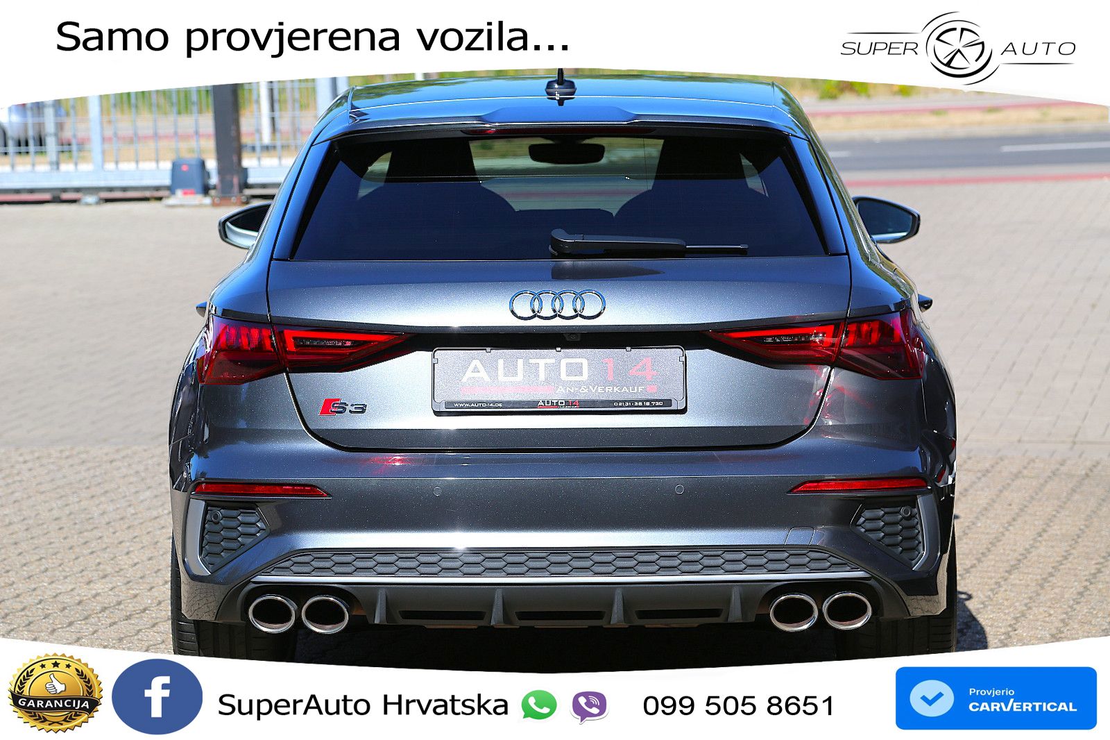 Audi S3 2.0 TFSI (310 KS) quattro S tronic LED+GR SJED+ACC