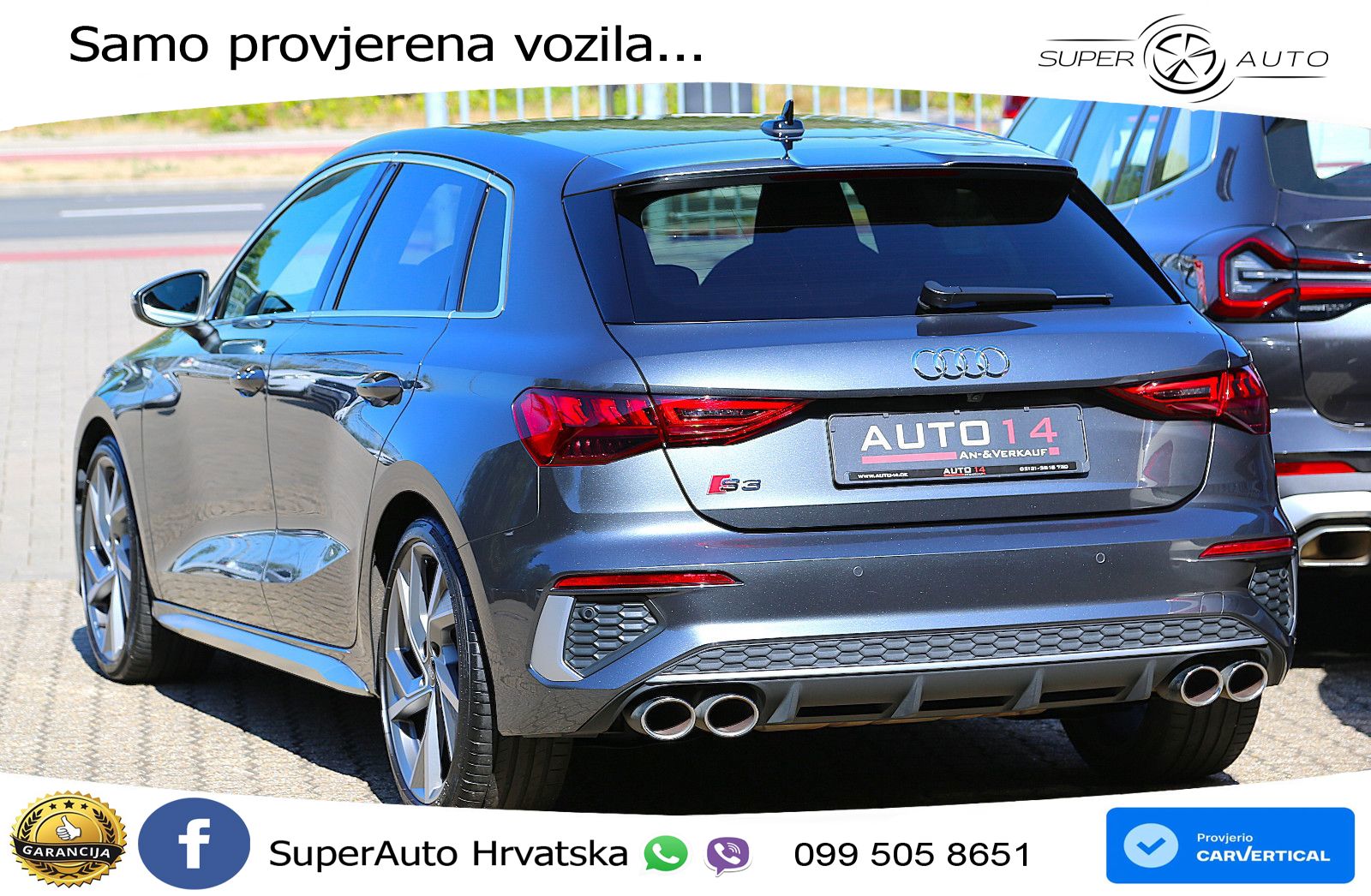 Audi S3 2.0 TFSI (310 KS) quattro S tronic LED+GR SJED+ACC