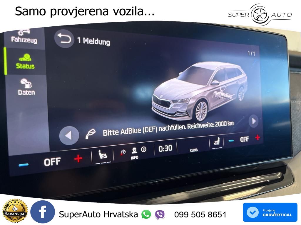 Škoda Octavia Combi 2.0 TDI (150 KS) DSG