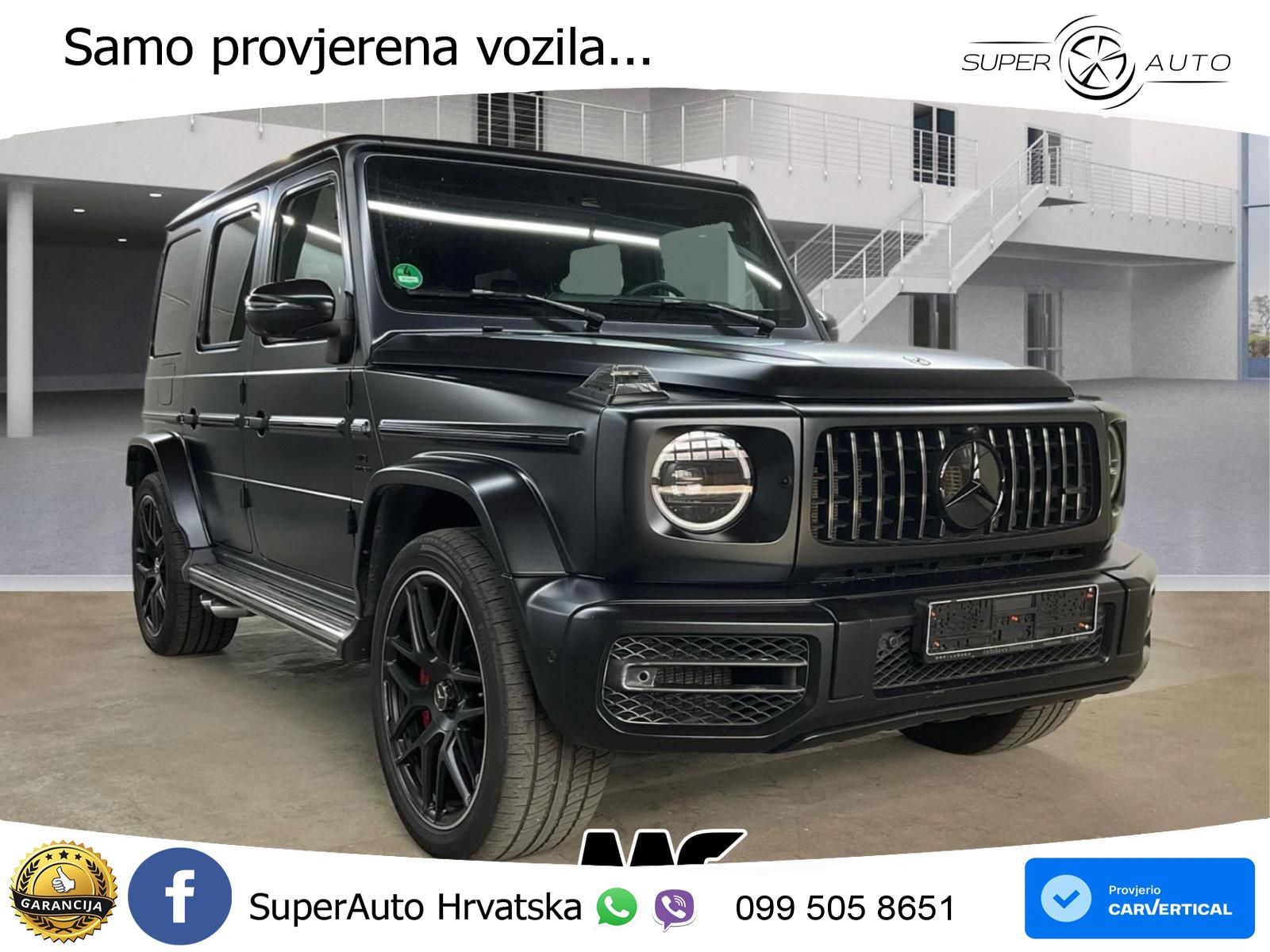 Mercedes AMG G 63 Long V8 (585 KS) 4MATIC 9G-TRONIC AMG SPEEDSHIFT PLUS Superior LED+GR SJED+ACC
