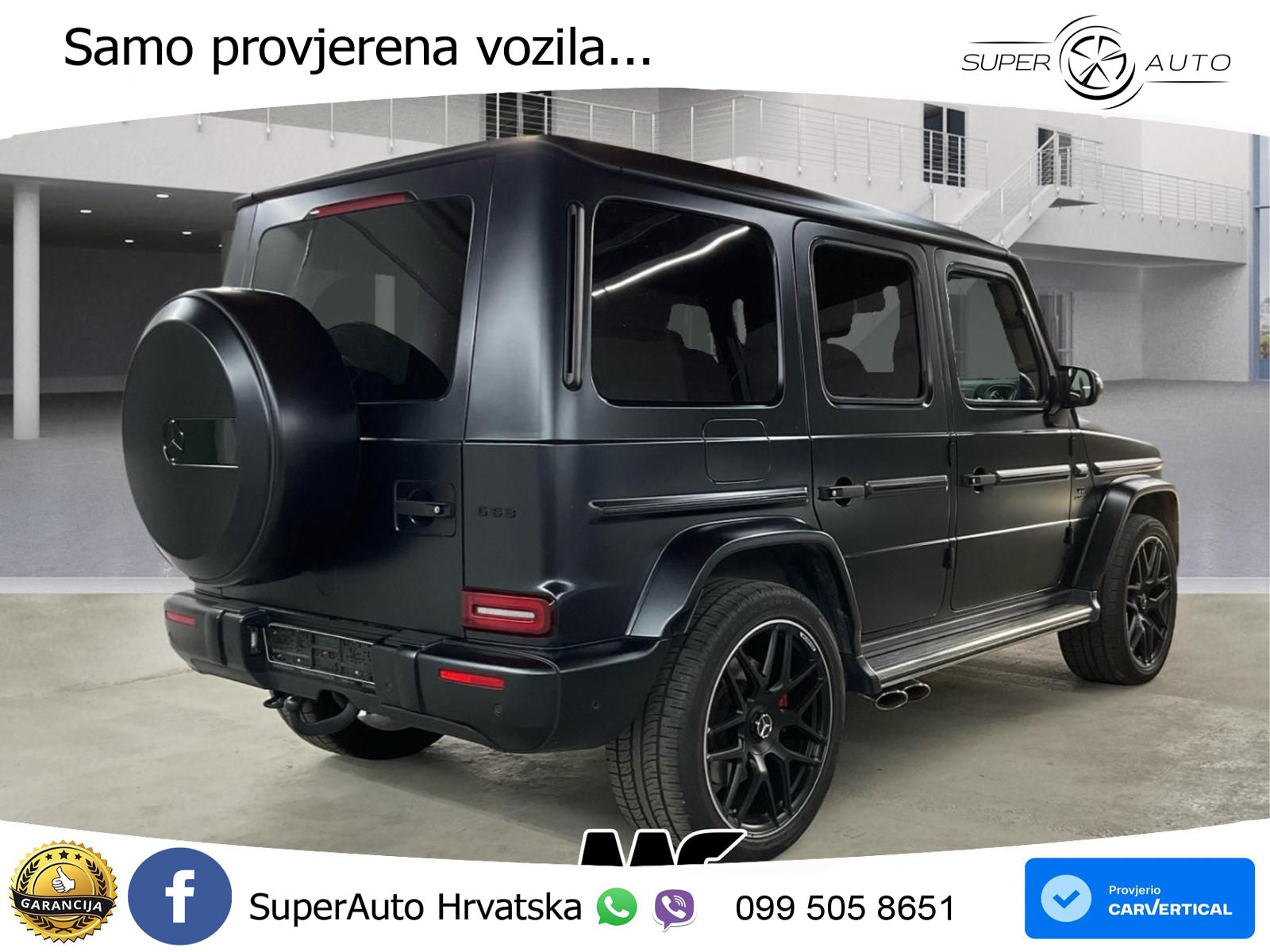 Mercedes AMG G 63 Long V8 (585 KS) 4MATIC 9G-TRONIC AMG SPEEDSHIFT PLUS Superior LED+GR SJED+ACC