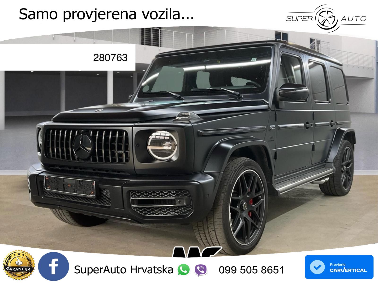 Mercedes AMG G 63 Long V8 (585 KS) 4MATIC 9G-TRONIC AMG SPEEDSHIFT PLUS Superior LED+GR SJED+ACC