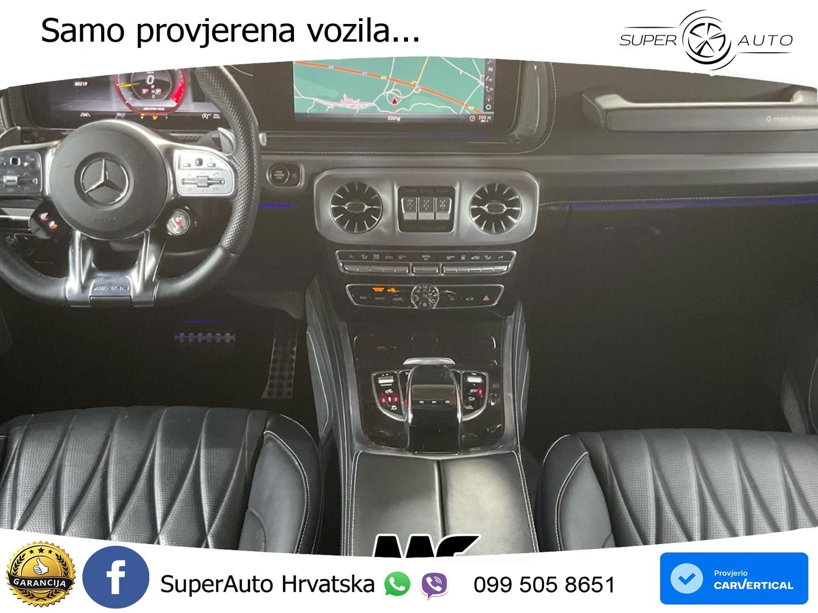 Mercedes AMG G 63 Long V8 (585 KS) 4MATIC 9G-TRONIC AMG SPEEDSHIFT PLUS Superior LED+GR SJED+ACC