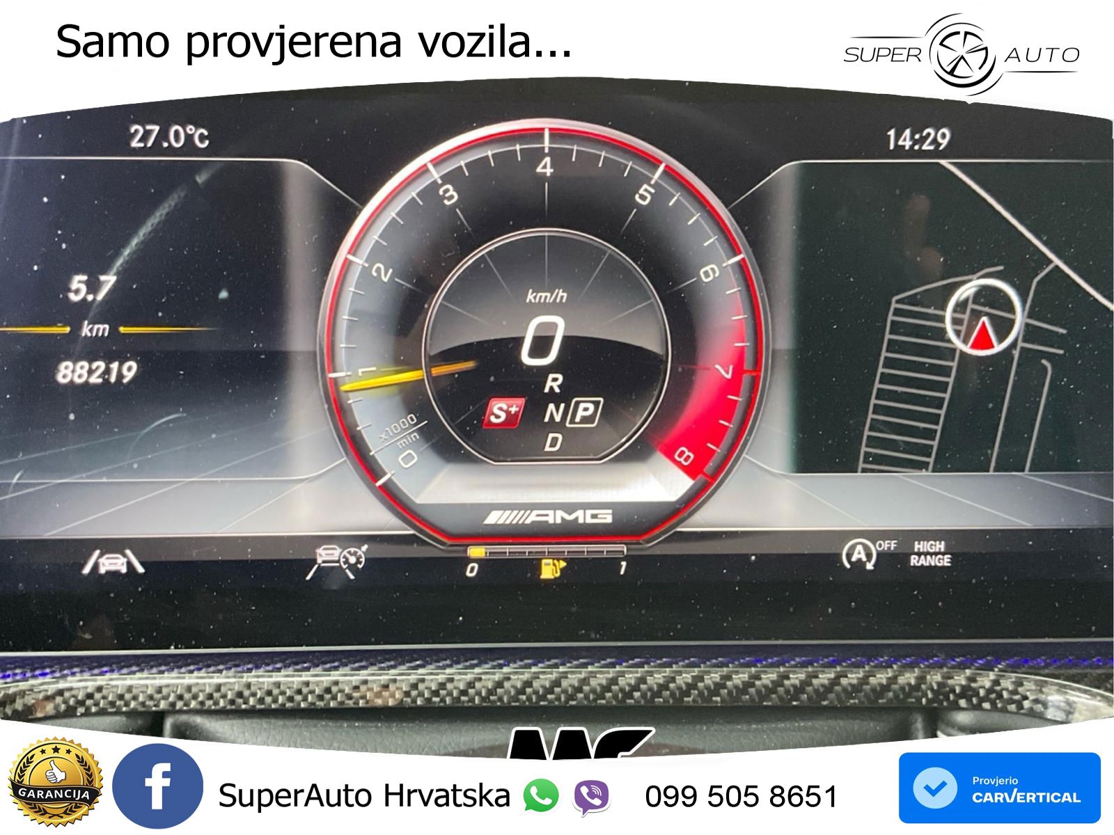Mercedes AMG G 63 Long V8 (585 KS) 4MATIC 9G-TRONIC AMG SPEEDSHIFT PLUS Superior LED+GR SJED+ACC