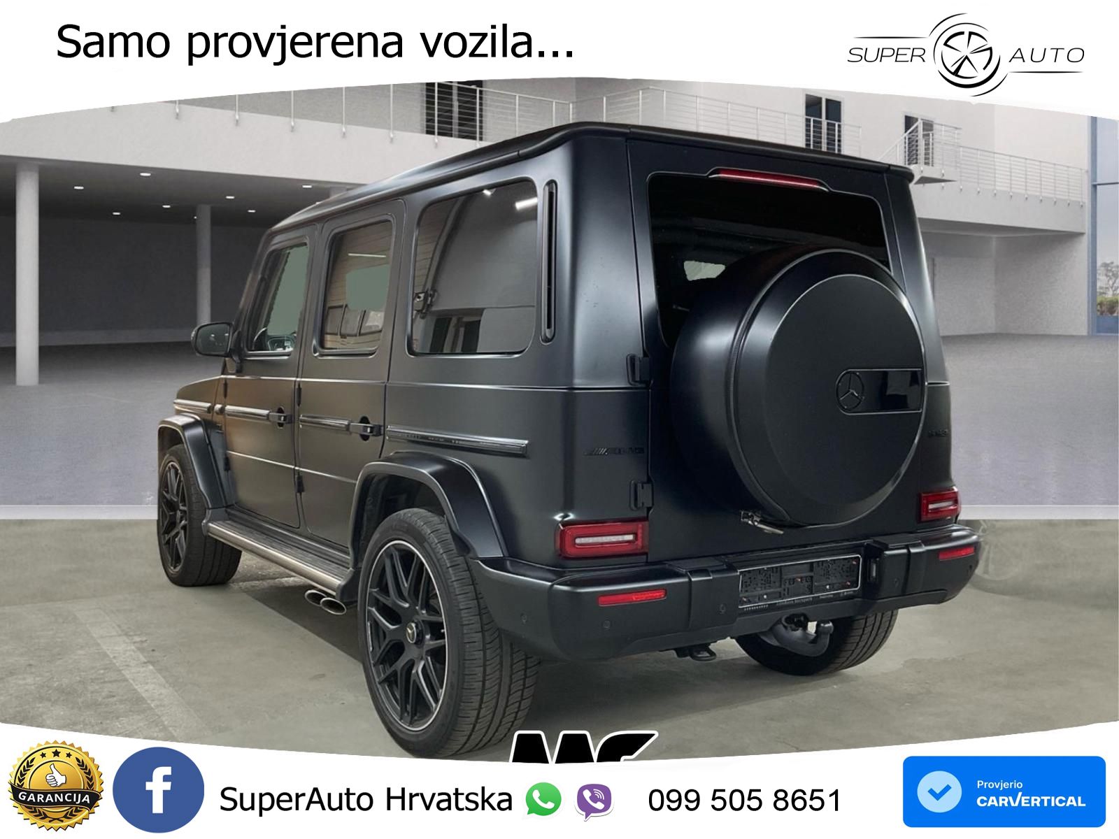 Mercedes AMG G 63 Long V8 (585 KS) 4MATIC 9G-TRONIC AMG SPEEDSHIFT PLUS Superior LED+GR SJED+ACC