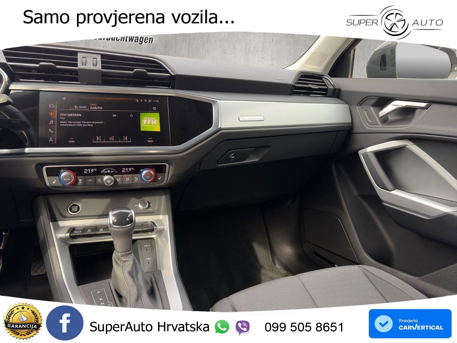 Audi Q3 II Sportback 40 TFSI (190 KS) quattro S tronic LED+GR SJED+ACC