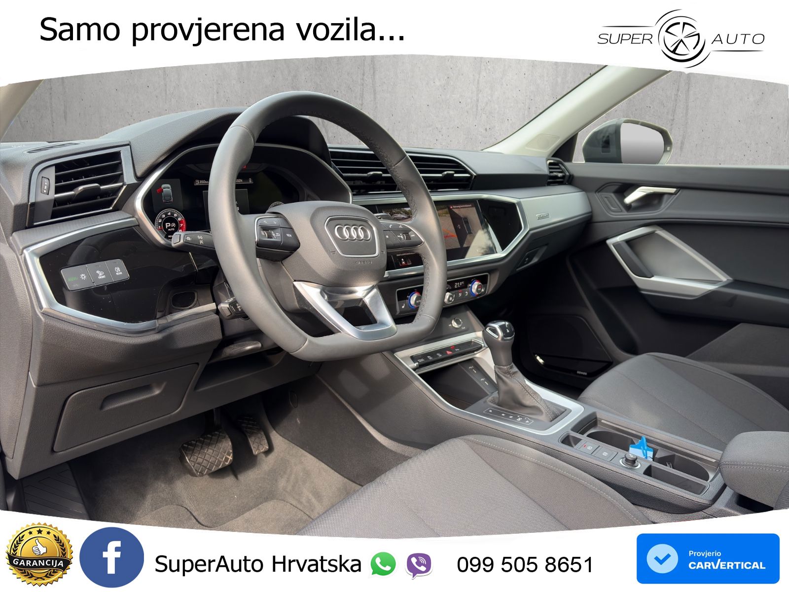 Audi Q3 II Sportback 40 TFSI (190 KS) quattro S tronic LED+GR SJED+ACC