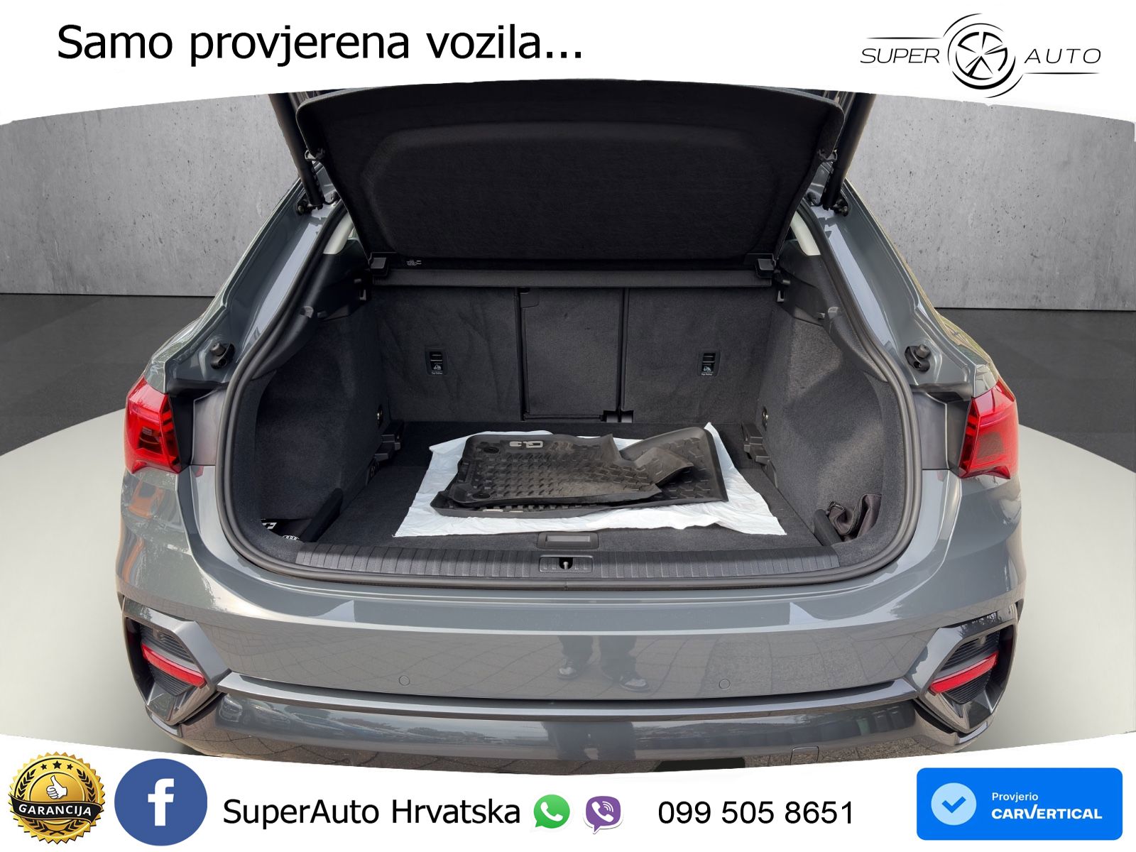 Audi Q3 II Sportback 40 TFSI (190 KS) quattro S tronic LED+GR SJED+ACC