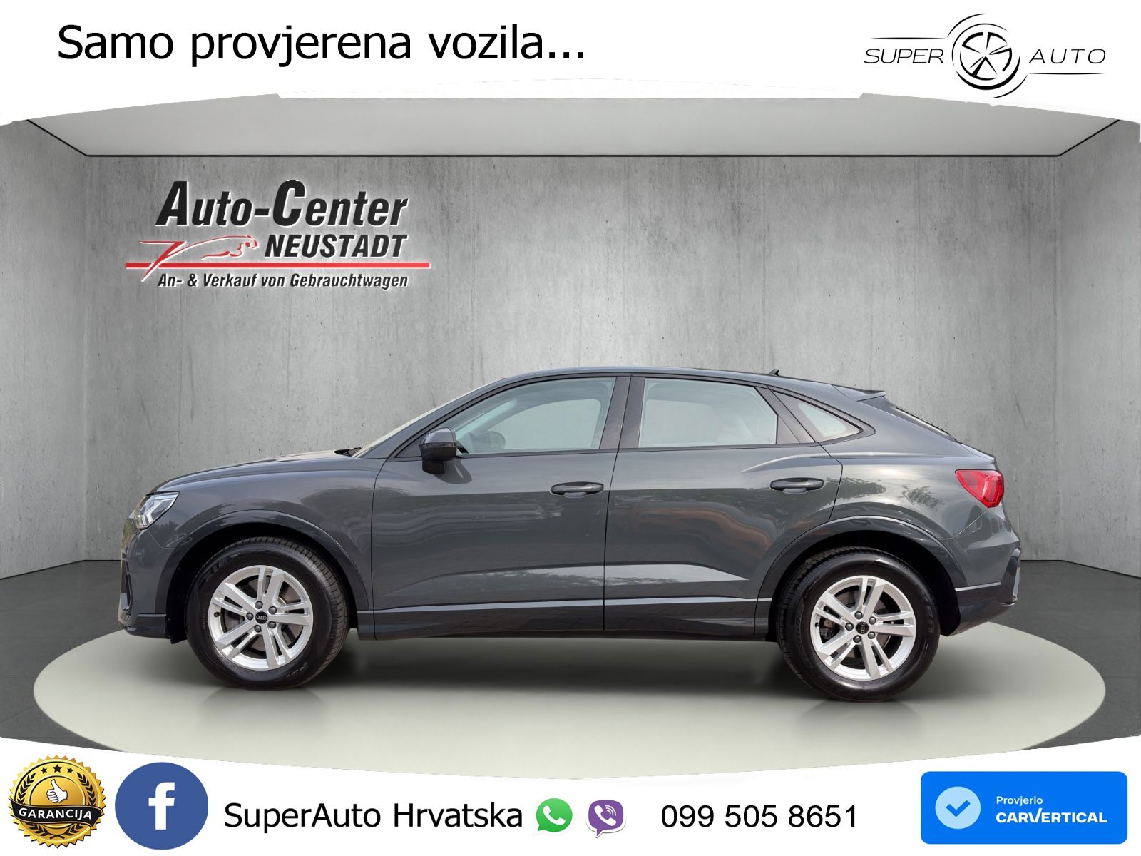 Audi Q3 II Sportback 40 TFSI (190 KS) quattro S tronic LED+GR SJED+ACC