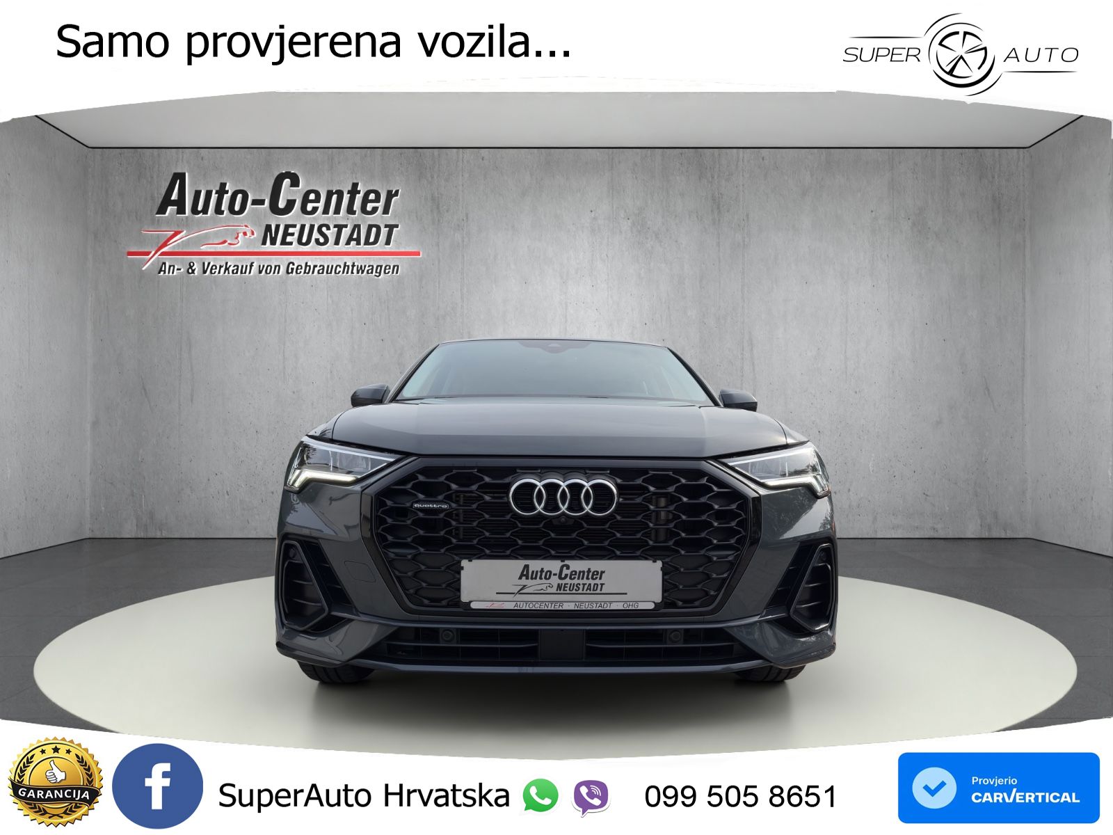 Audi Q3 II Sportback 40 TFSI (190 KS) quattro S tronic LED+GR SJED+ACC