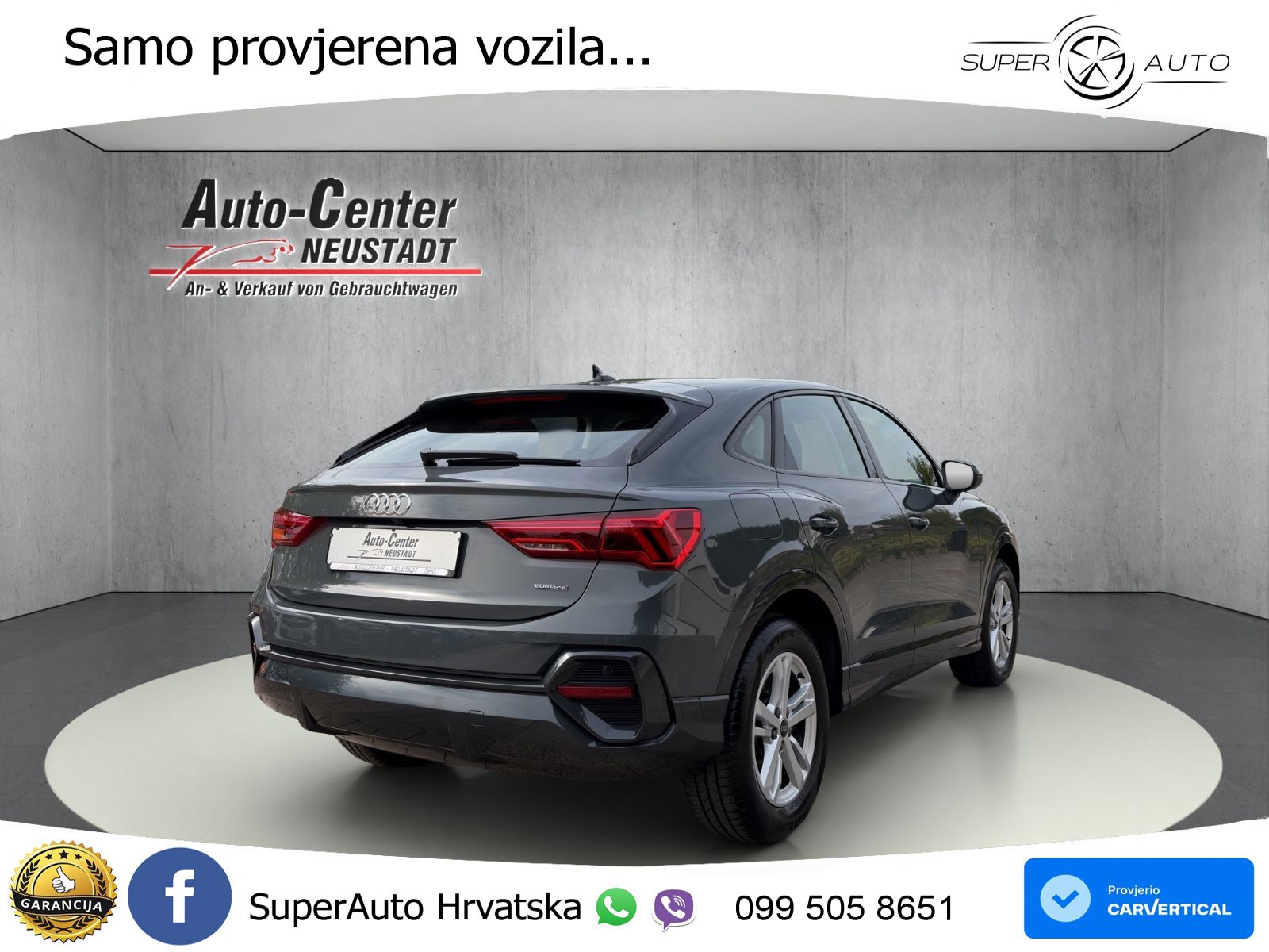 Audi Q3 II Sportback 40 TFSI (190 KS) quattro S tronic LED+GR SJED+ACC
