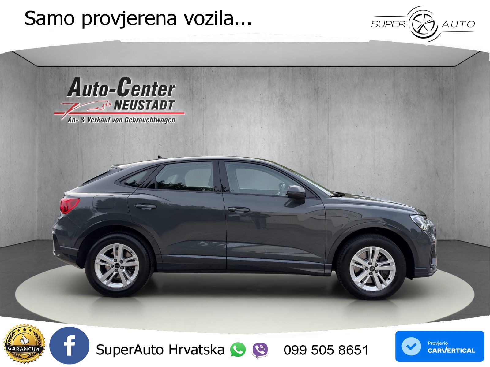 Audi Q3 II Sportback 40 TFSI (190 KS) quattro S tronic LED+GR SJED+ACC
