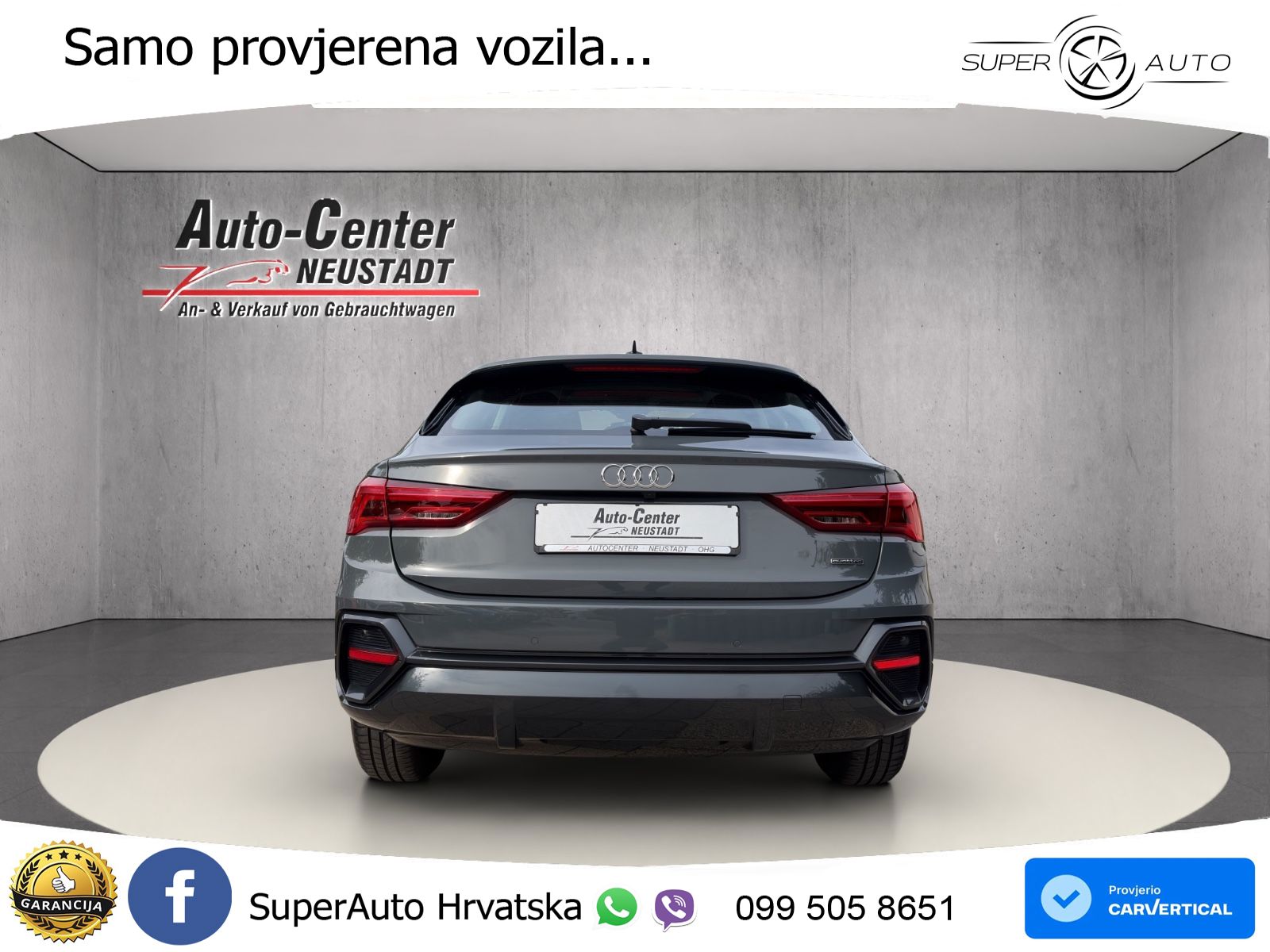 Audi Q3 II Sportback 40 TFSI (190 KS) quattro S tronic LED+GR SJED+ACC