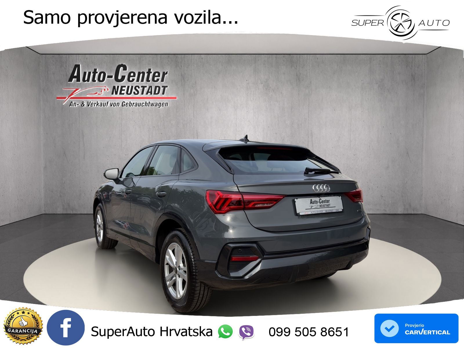 Audi Q3 II Sportback 40 TFSI (190 KS) quattro S tronic LED+GR SJED+ACC