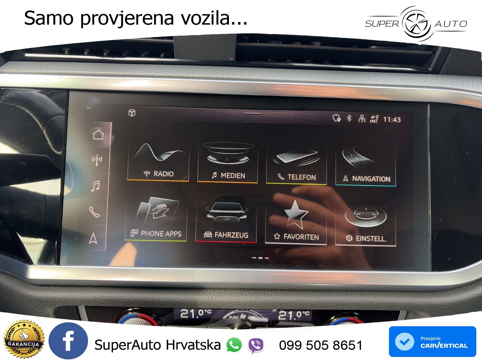 Audi Q3 II Sportback 40 TFSI (190 KS) quattro S tronic LED+GR SJED+ACC