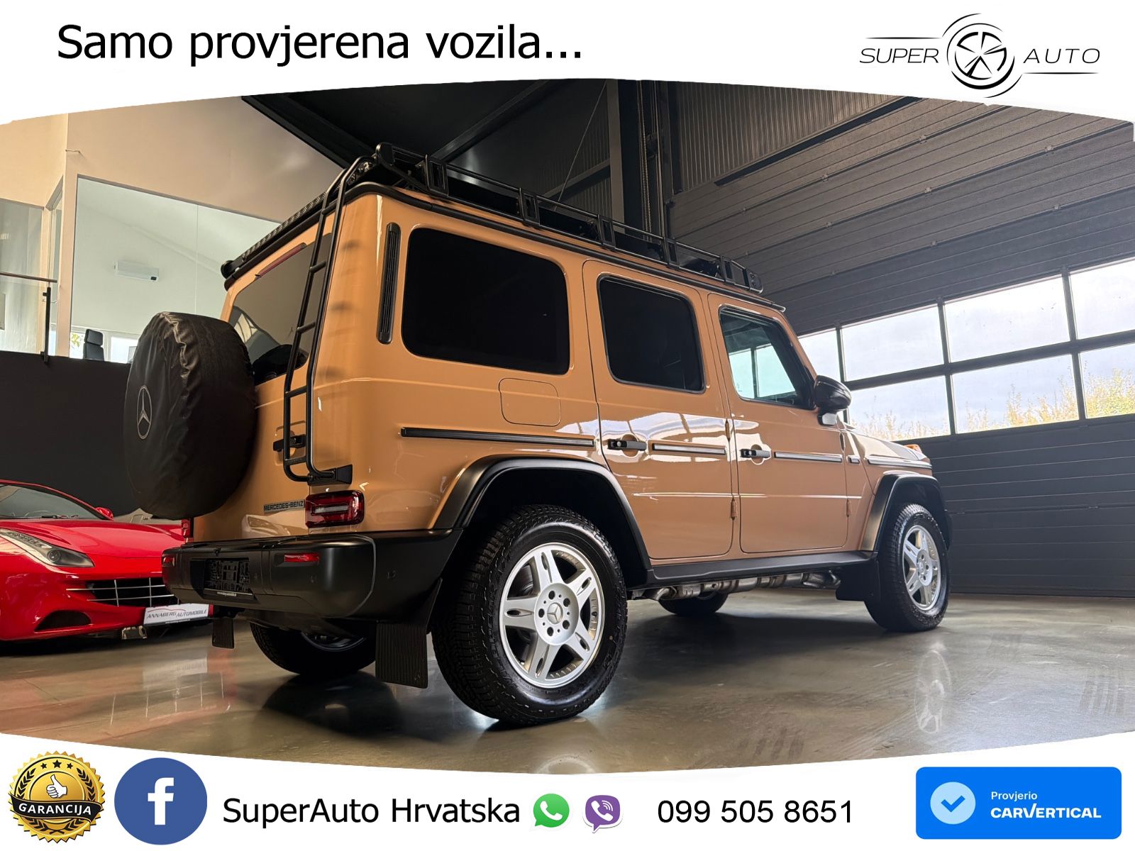 Mercedes G 450d Long (367 KS) 4MATIC 9G-TRONIC LED+GR SJED+ACC