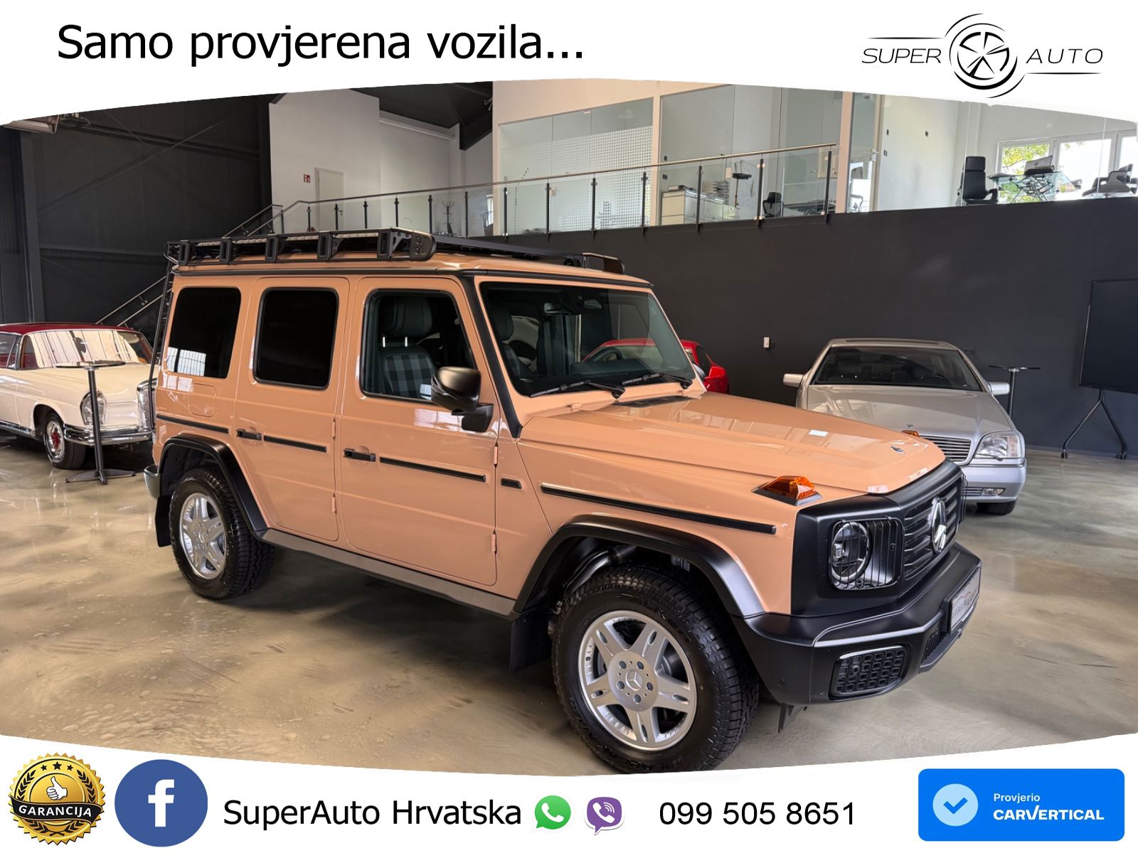 Mercedes G 450d Long (367 KS) 4MATIC 9G-TRONIC LED+GR SJED+ACC