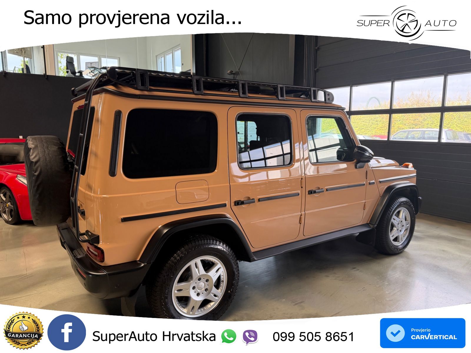 Mercedes G 450d Long (367 KS) 4MATIC 9G-TRONIC LED+GR SJED+ACC
