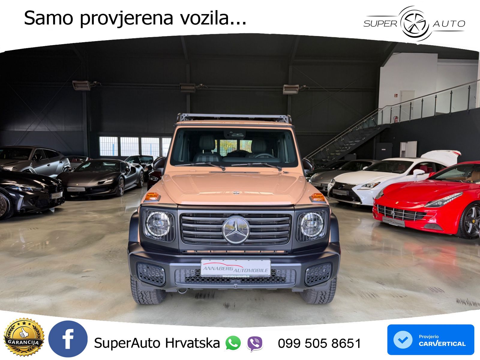 Mercedes G 450d Long (367 KS) 4MATIC 9G-TRONIC LED+GR SJED+ACC